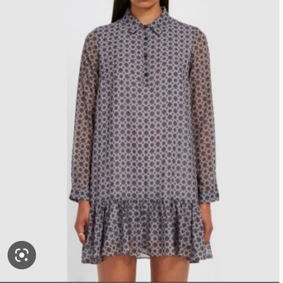 FRANK+OAK Chiffon Babydoll Dress - Picture 1 of 10